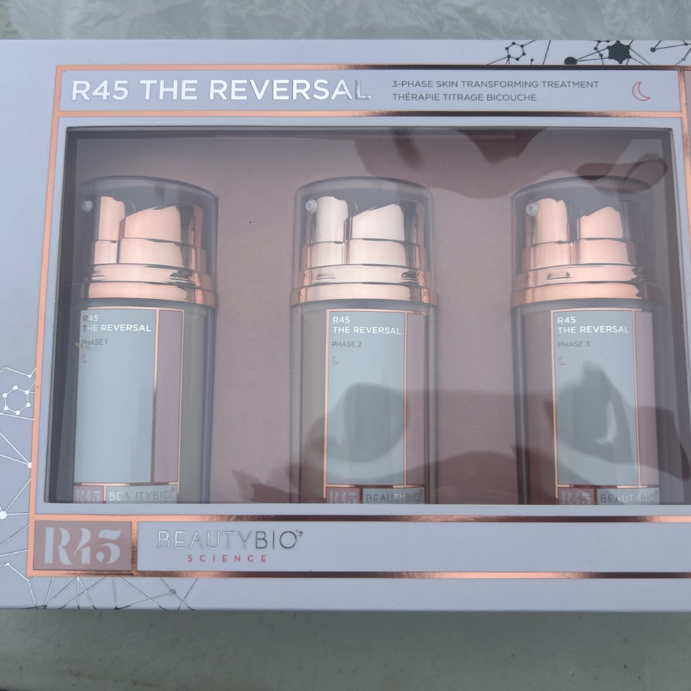BeautyBio R45 The Reversal Skin Treatment Phase 1-3 New in Box